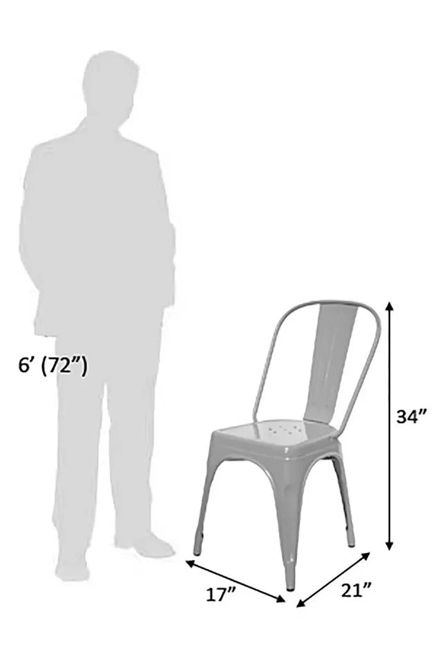 Dining Chair HOOD Modern Steel Dining Chair