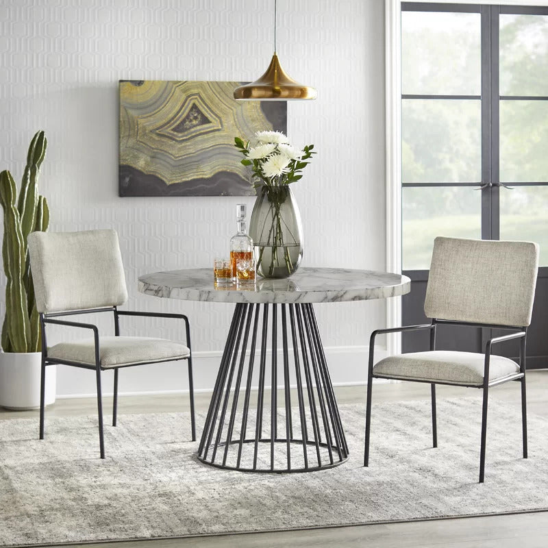 Dining Set: 2 Seater Round Dining Table Set