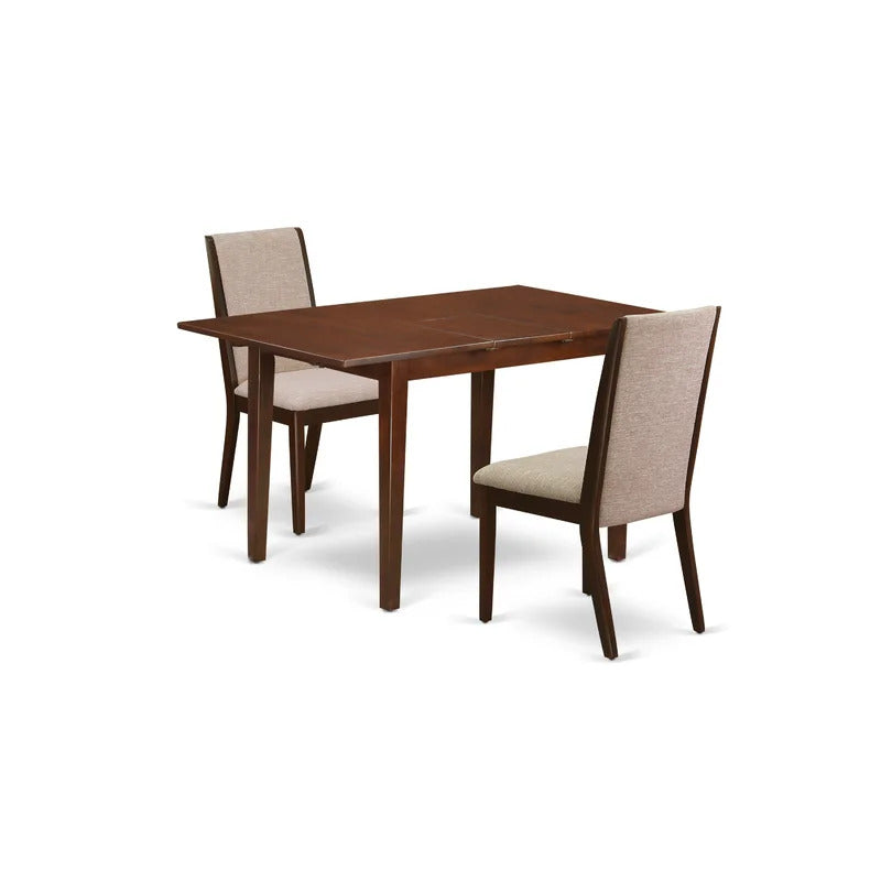 Dining Set: 2 Seater Solid Wood Dining Set