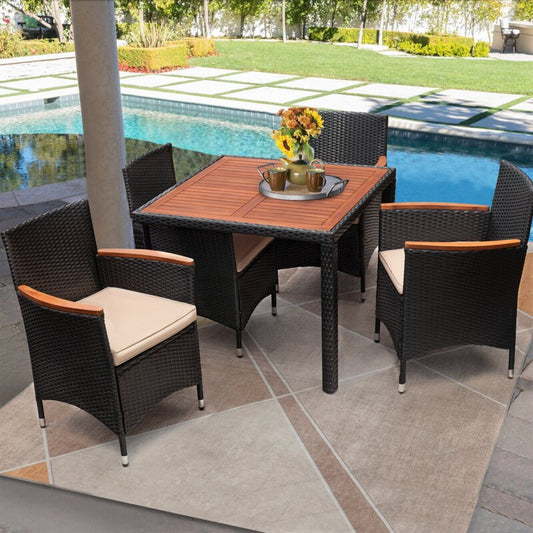 Dining Set: 35.43'' Long 4 Seater Dining Set