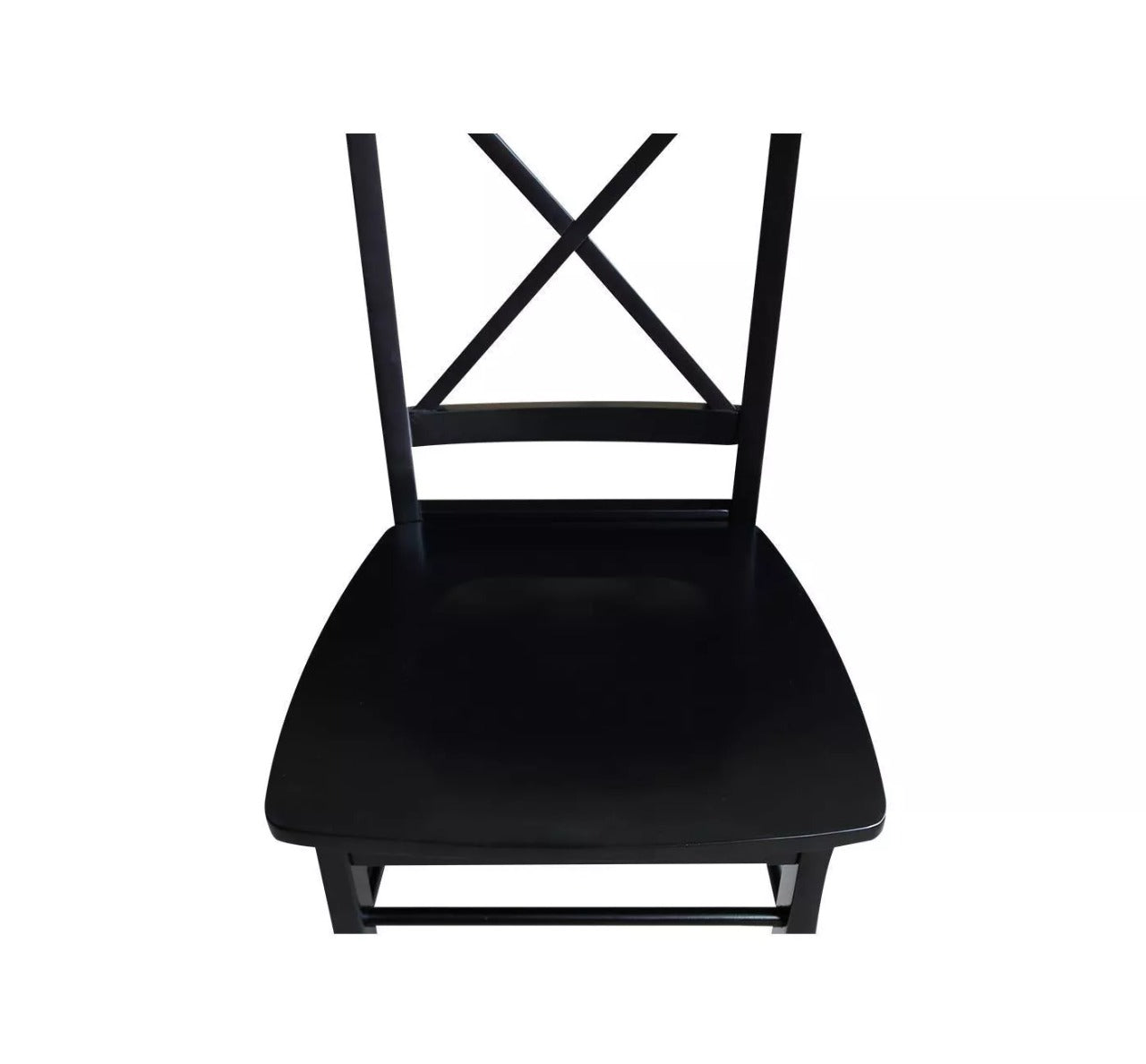 Dining Set 3 Piece Round Dining Table with 2 X-Back Chairs