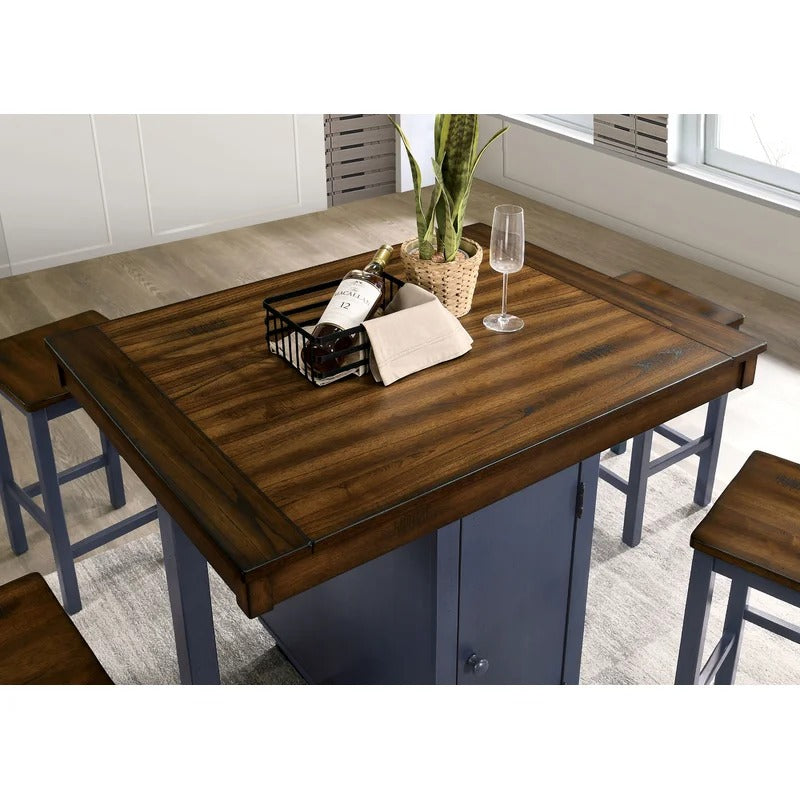 Dining Set: 4 - Person Counter Height Dining Set