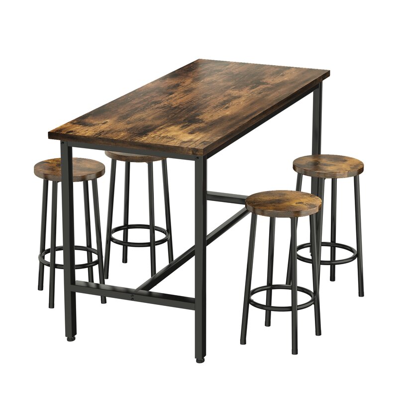 Dining Set: 4 - Person Counter Height Dining Set