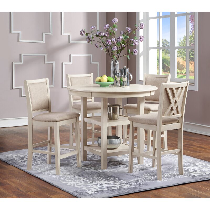 Dining Set : 4 - Person Round Dining Set