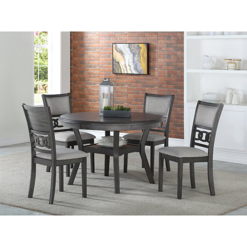 Dining Set : 4 - Person Round Dining Table Set