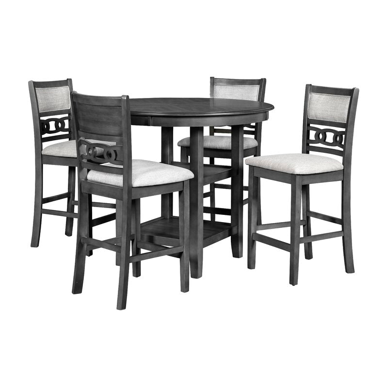 Dining Set : 4 - Person Round Dining Table Set