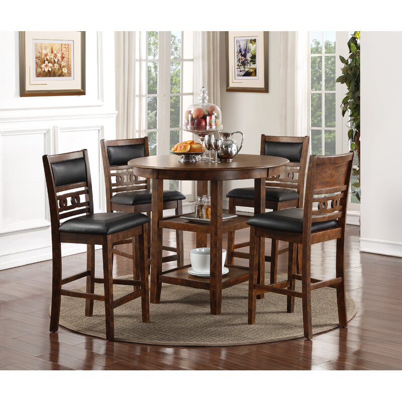 Dining Set : 4 - Person Round Dining Table Set