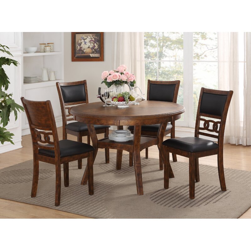 Dining Set : 4 - Person Round Dining Table Set