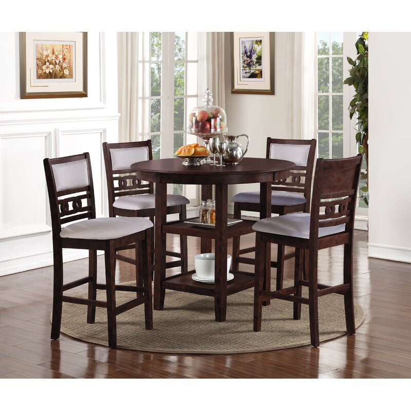 Dining Set : 4 - Person Round Dining Table Set