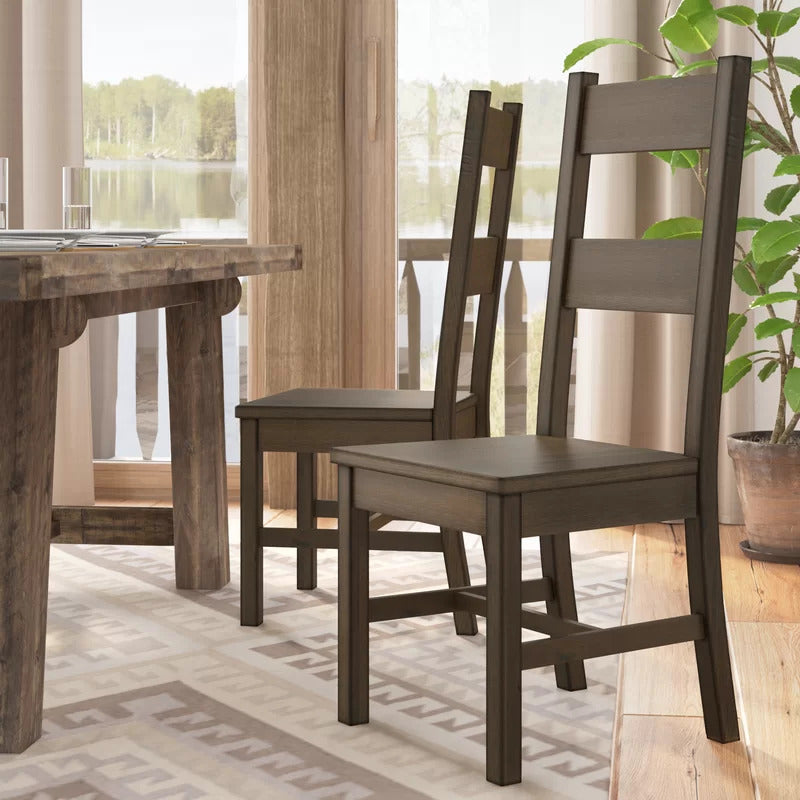 Dining Set: 8 Seater Rubberwood Solid Wood Dining Set