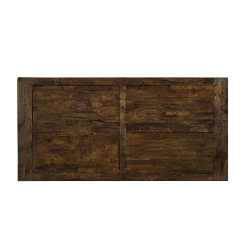Dining Set: 8 Seater Rubberwood Solid Wood Dining Set