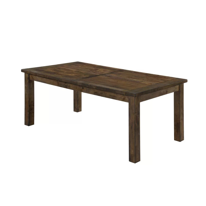 Dining Set: 8 Seater Rubberwood Solid Wood Dining Set