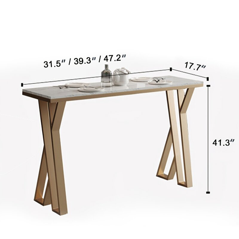 Dining Set: Bar Height 4 Seater Dining Set
