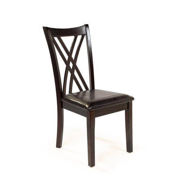 Dining Set: Black Dining Table with 6 Chairs Dining Set