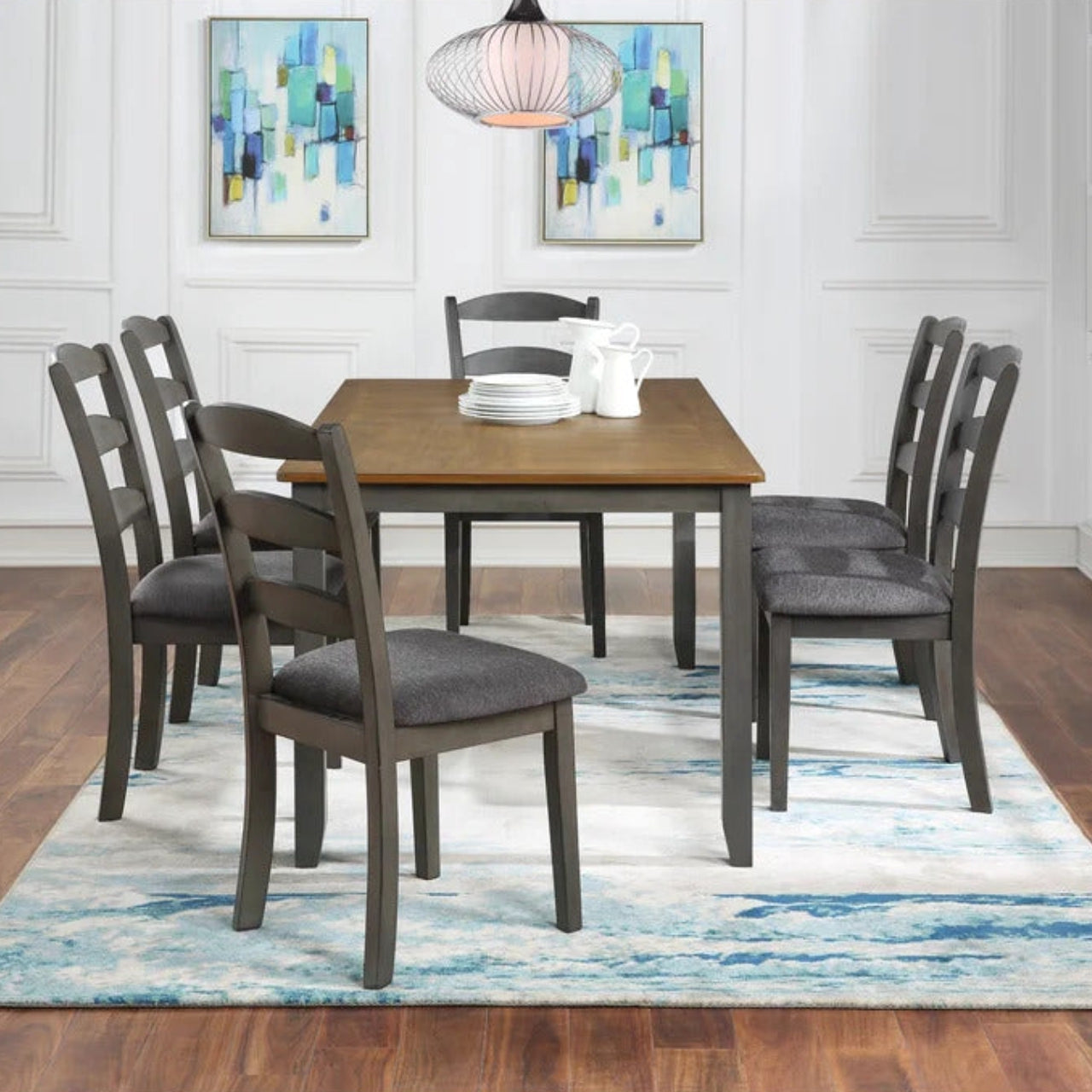 Dining Set Dining Table with 6 Chairs Dining Set