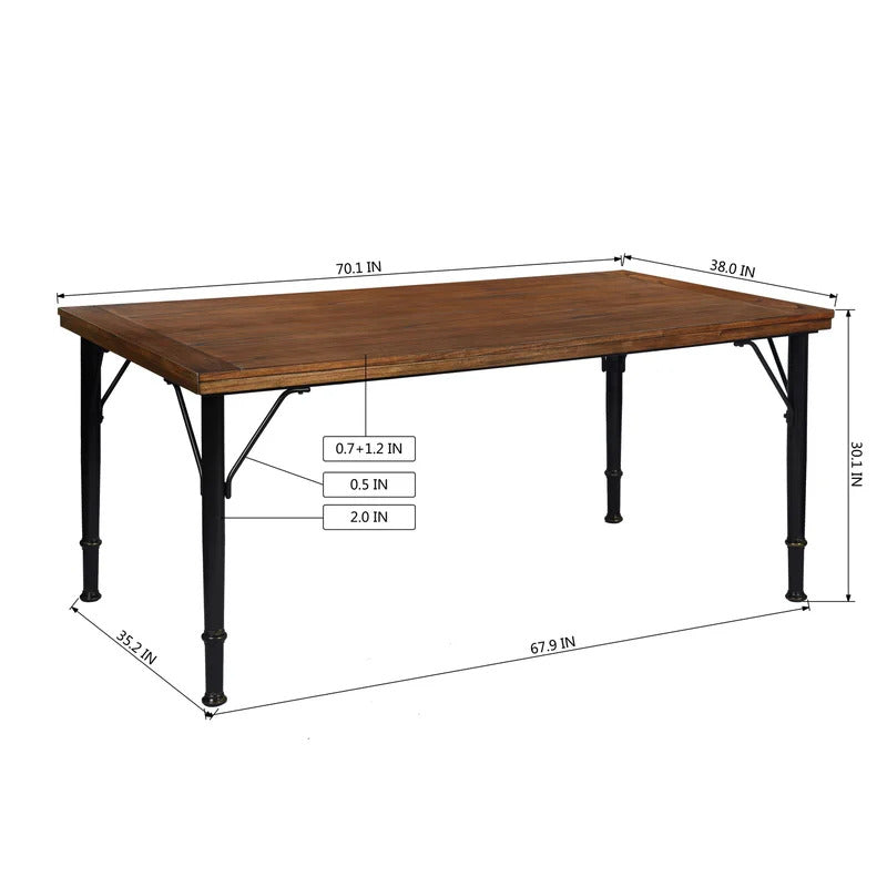 Dining Set: Dining Table with 6 Chairs Dining Set