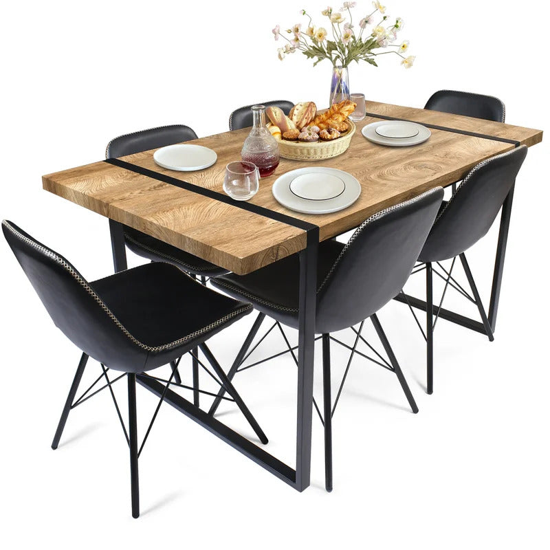Dining Set : Dining Table with 6 Chairs Dining Set