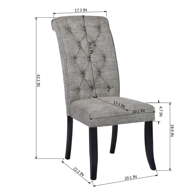 Dining Set: Dining Table with 6 Chairs Dining Set