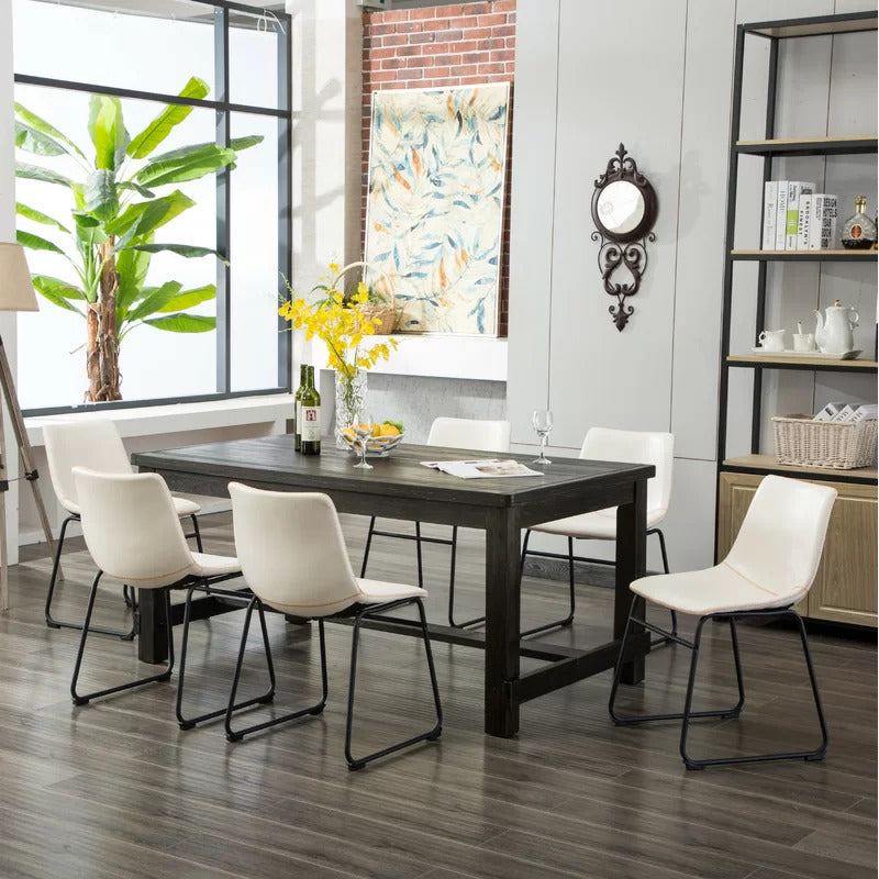 Dining Set: Dining Table with 6 Chairs Dining Set