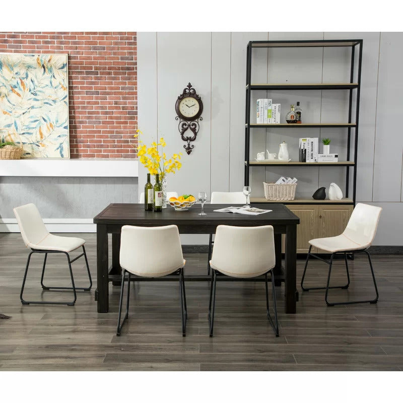 Dining Set: Dining Table with 6 Chairs Dining Set