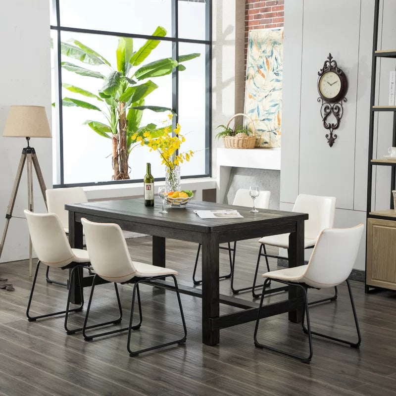Dining Set: Dining Table with 6 Chairs Dining Set