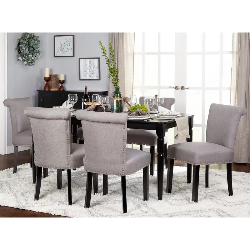 Dining Set: Dining Table with 6 Chairs Dining Set