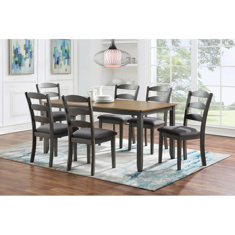 Dining Set: Dining Table with 6 Chairs Dining Set