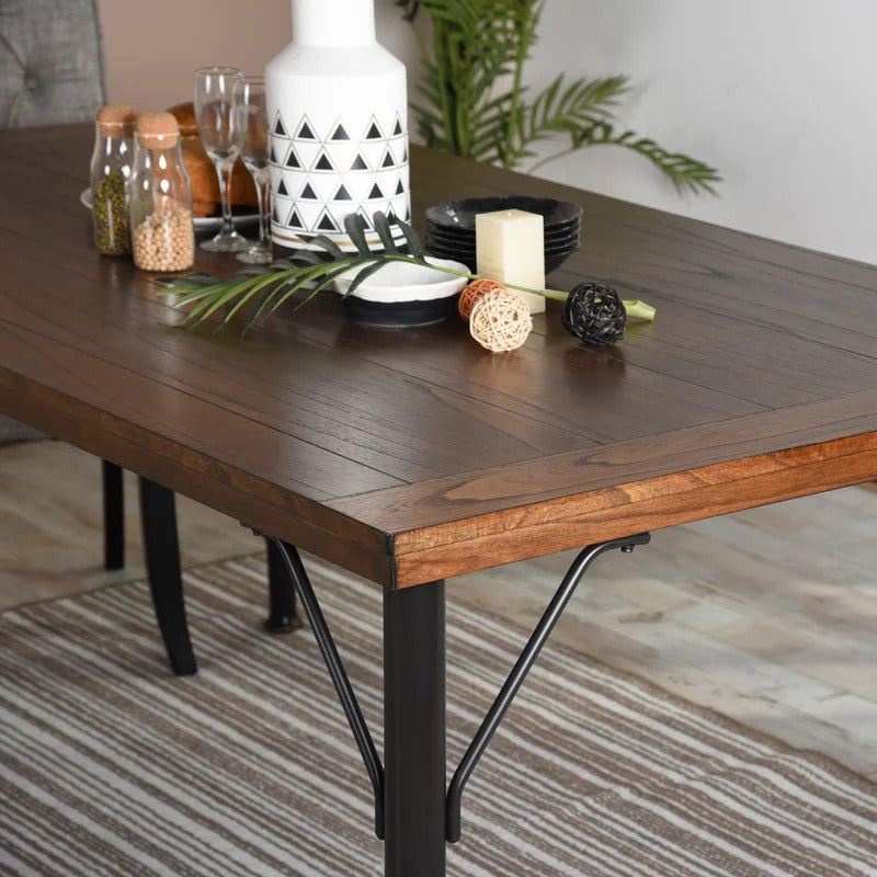 Dining Set: Dining Table with 6 Chairs Dining Set