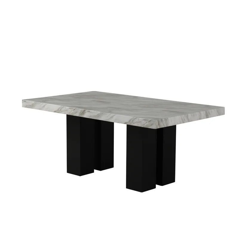 Dining Set: Dining Table with 6 Chairs Dining Set