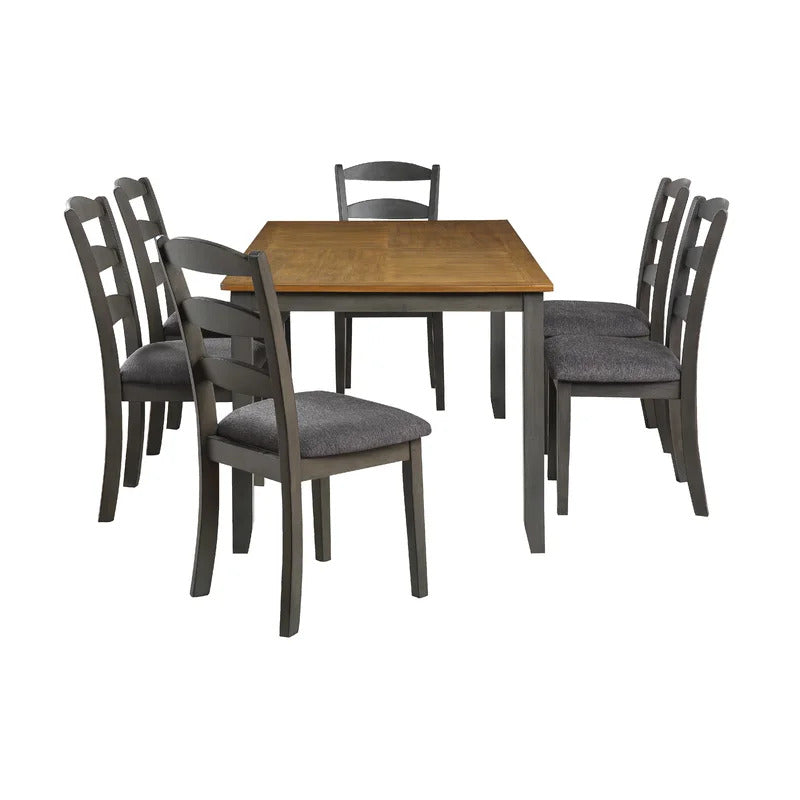 Dining Set: Dining Table with 6 Chairs Dining Set