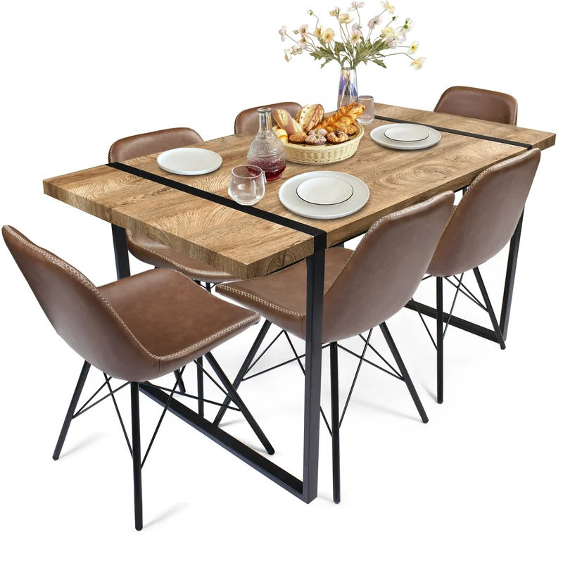 Dining Set : Dining Table with 6 Chairs Dining Set