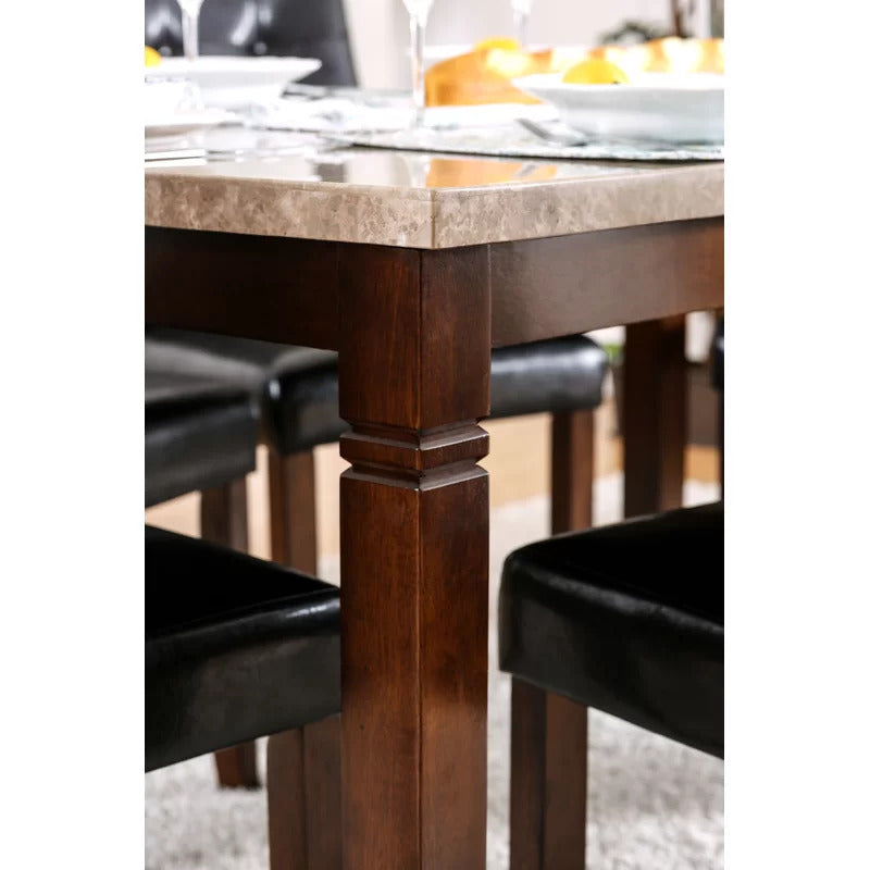 Dining Set: Dining Table with 6 Chairs Dining Set