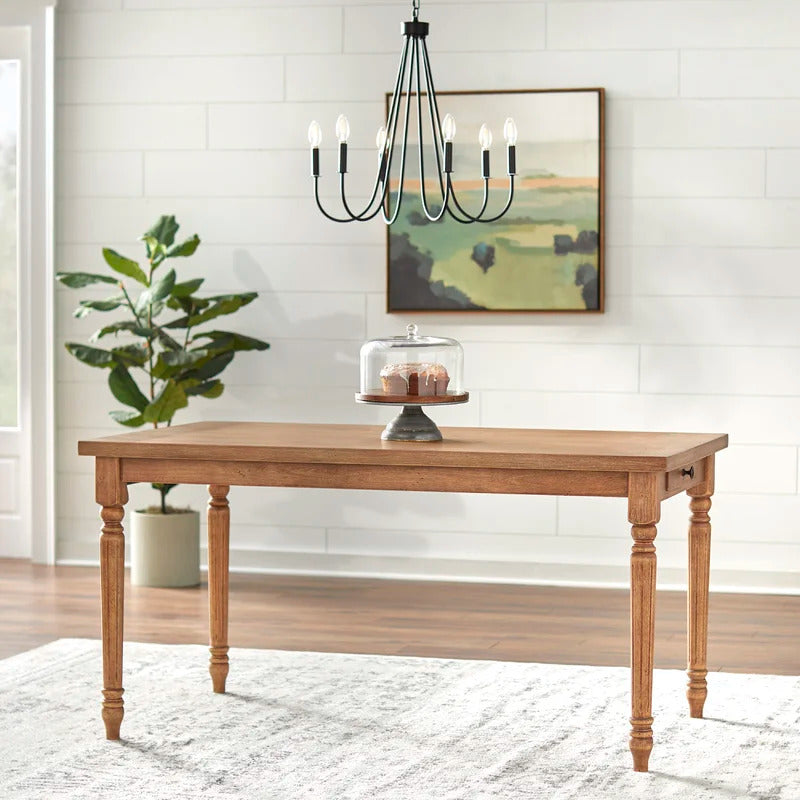 Dining Set: Dining Table with 6 Chairs Dining Set