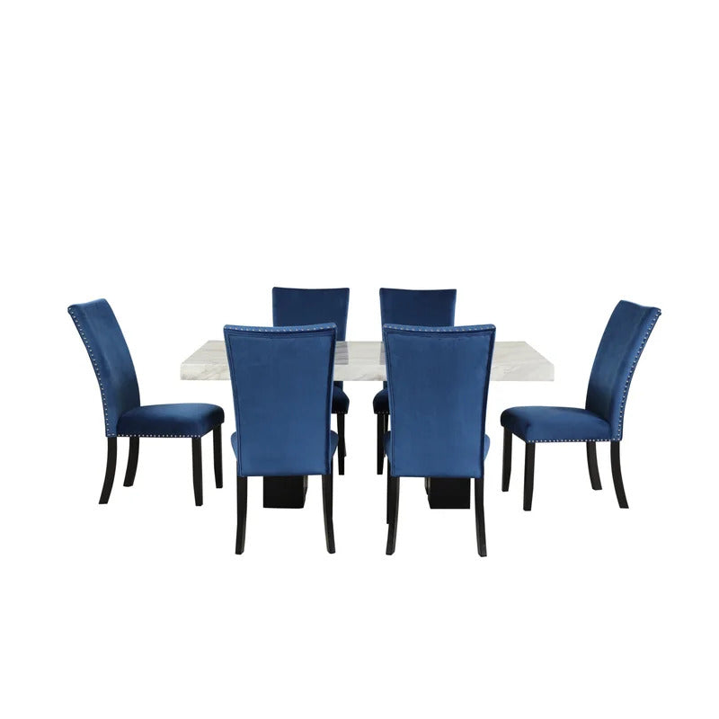 Dining Set: Dining Table with 6 Chairs Dining Set