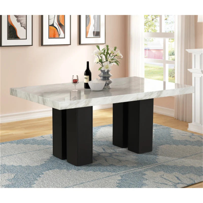 Dining Set: Dining Table with 6 Chairs Dining Set