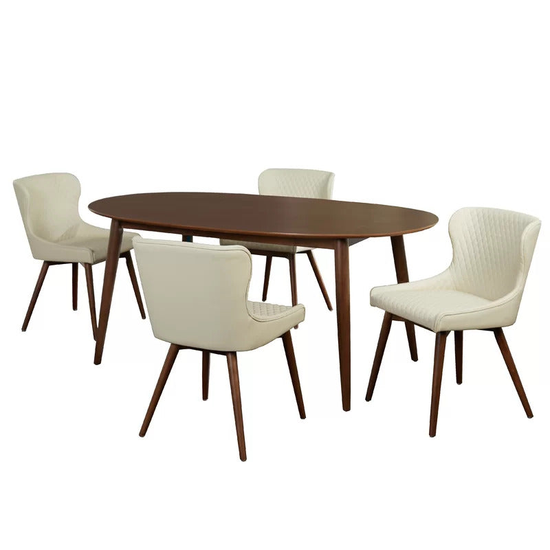 Dining Set: Dining Table with 6 Chairs Dining Set