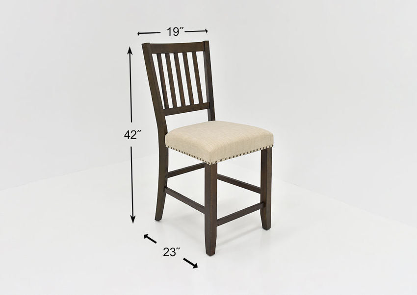 Dining Set: Dining Table with 6 Chairs Solid Pine Dining Set