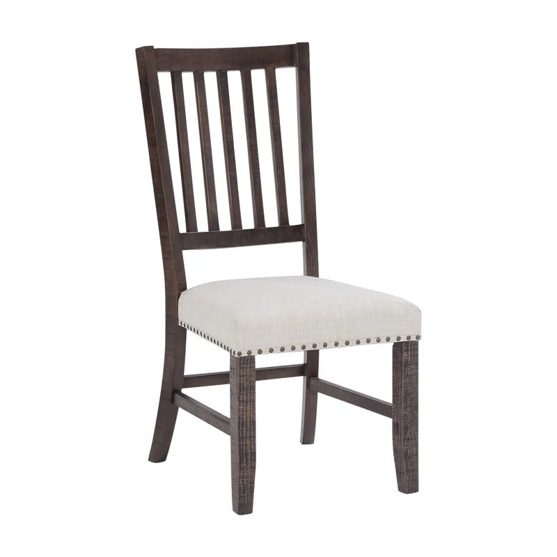 Dining Set: Dining Table with 6 Chairs Solid Pine Dining Set