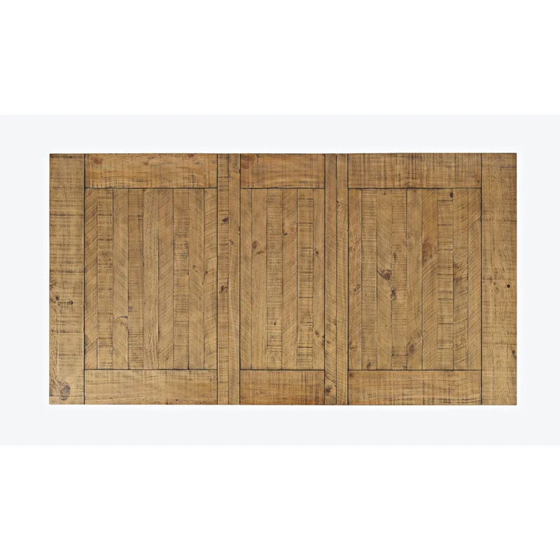 Dining Set: Dining Table with 6 Chairs Solid Pine Dining Set