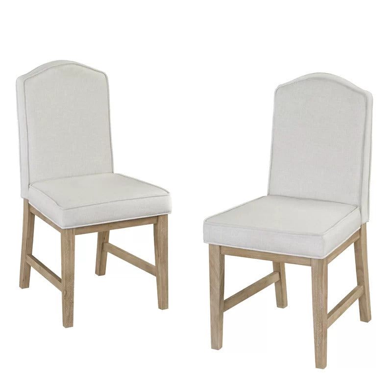 Dining Set: Dining Table with 6 Chairs Solid Wood Dining Set
