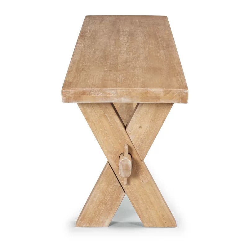 Dining Set: Dining Table with 6 Chairs Solid Wood Dining Set