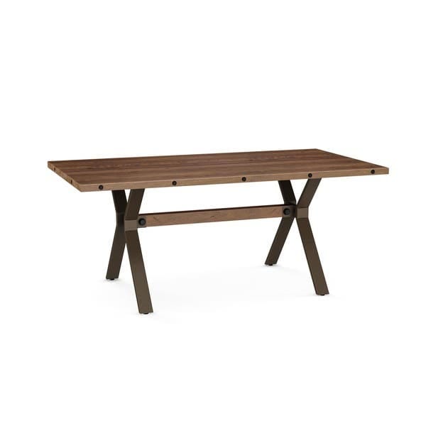 Dining Set: Dining Table with 6 Chairs Wood Dining Set