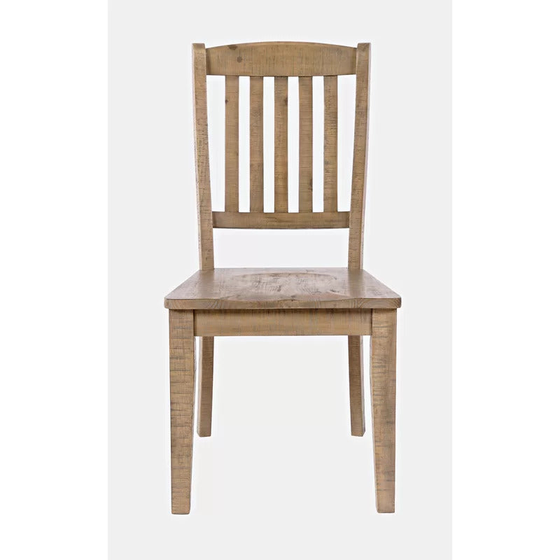 Dining Set: Pine Solid Wood 6 Seater Dining Set