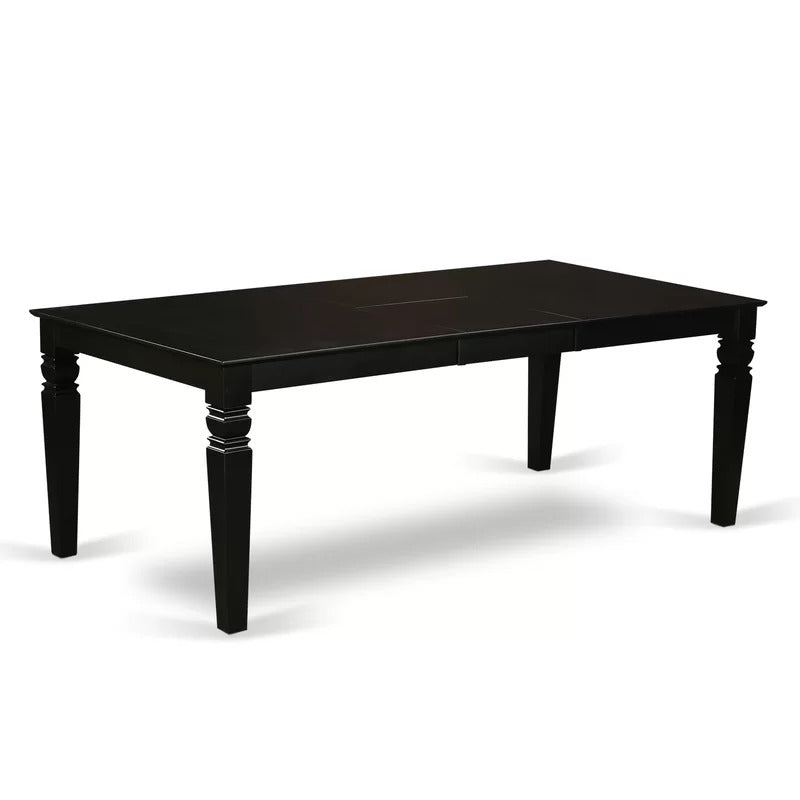 Dining Set: Extendable Solid Wood 6 Seater Dining Set