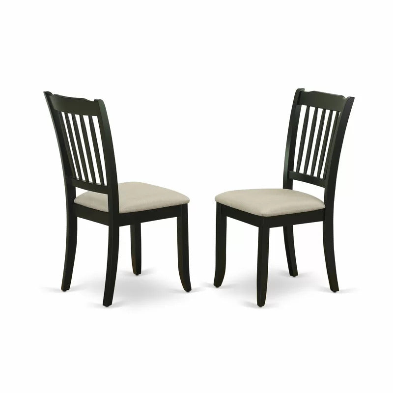 Dining Set: Leaf Rubberwood Solid Wood 6 Seater Dining Set