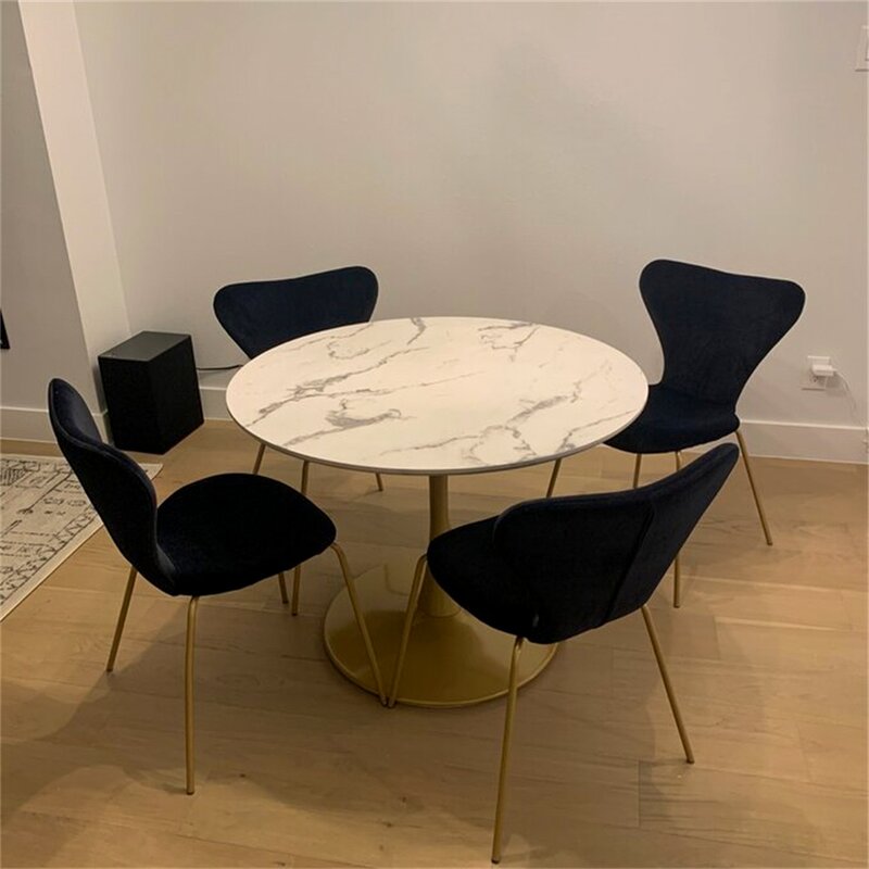 Dining Set: Metal 4 - Person Dining Set