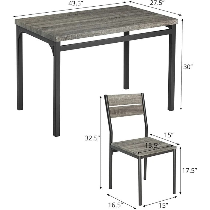 Dining Set Rectangular 4 - Person Dining Set