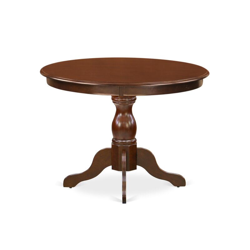 Dining Set: Rubberwood Solid Wood 4 Seater Breakfast Nook Dining Set