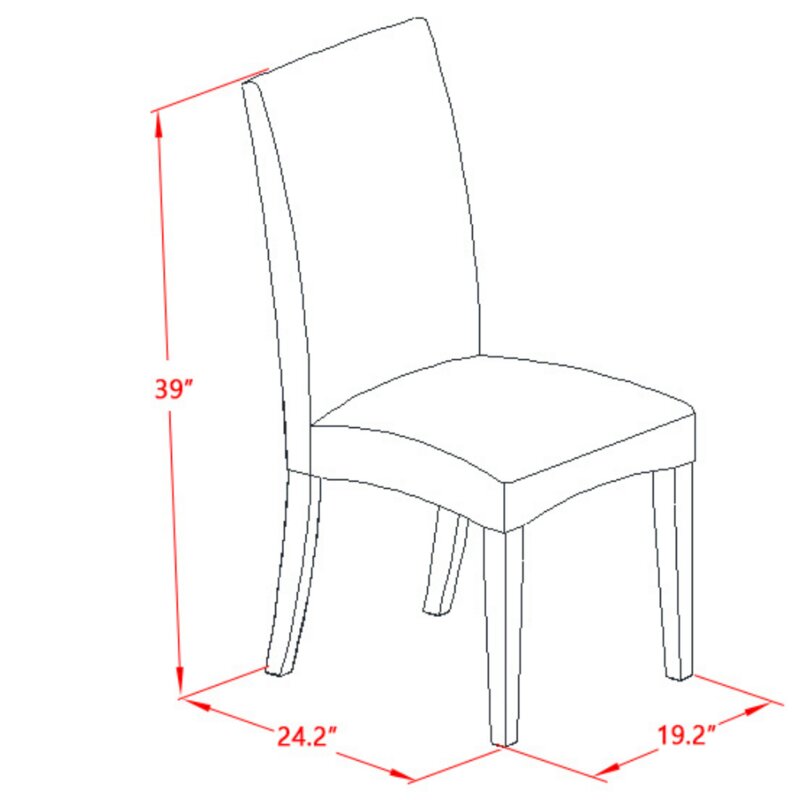 Dining Set: Rubberwood Solid Wood 4 Seater Dining Set