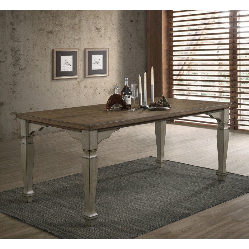 Dining Set: Solid Wood 4 - Person Dining Set